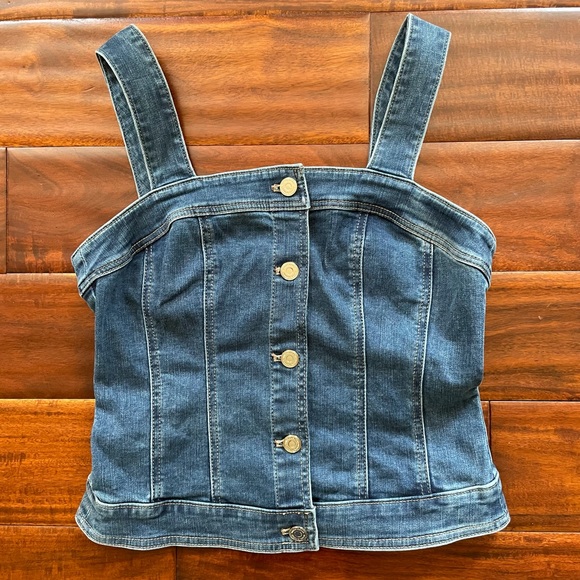 WHBM Denim Tank Top - Picture 1 of 5